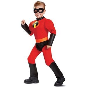 Disney Incredibles 2 Classic Dash Muscle Toddler Costume 2T Superhero